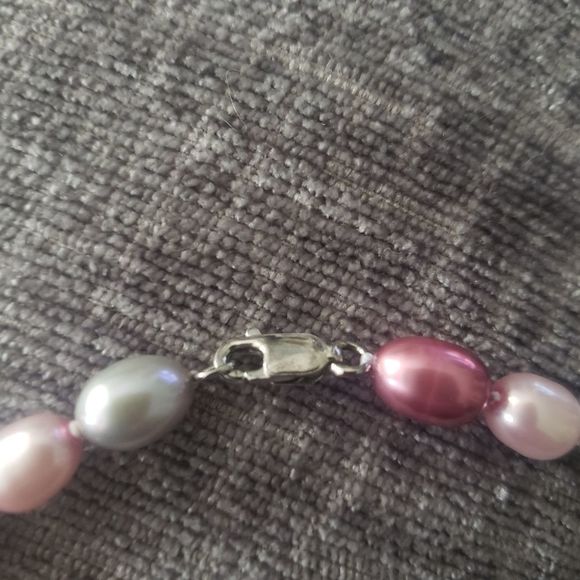 IPS International Pearl Syndicate Cultured Pearl Necklace  Gorgeous ISP Pearl Necklace 925 Clasp